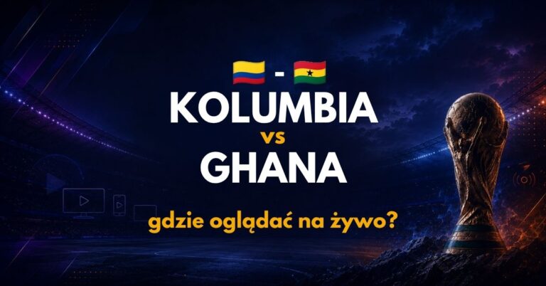 Kolumbia – Ghana: gdzie oglądać na żywo za darmo? (04.07.26)