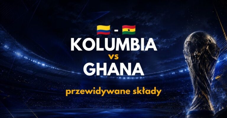 Kolumbia – Ghana: przewidywane składy i absencje (04.07.26)