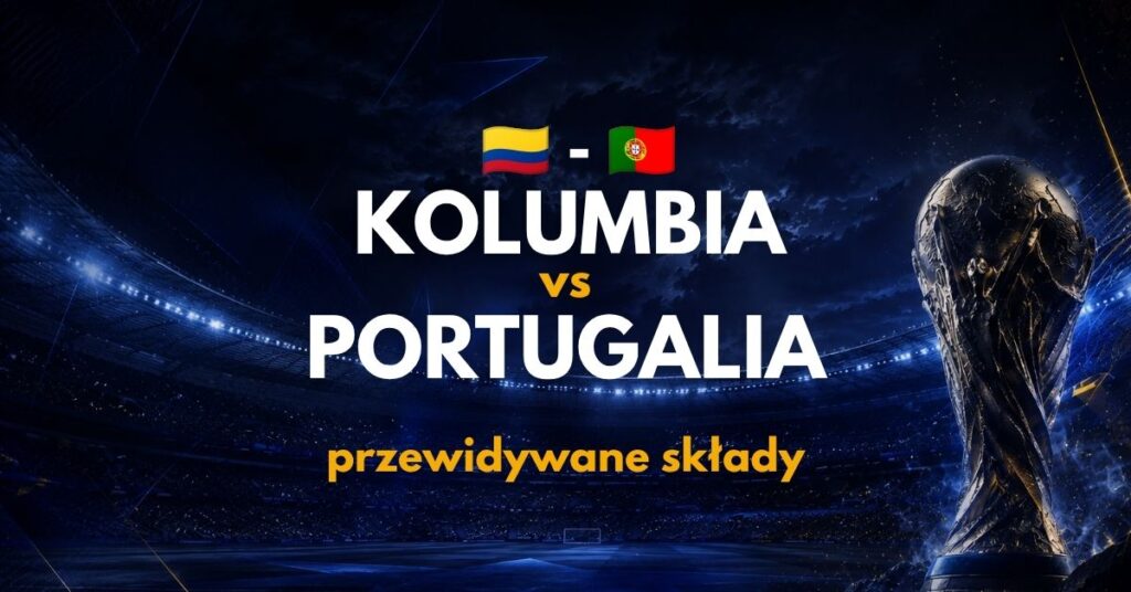 Kolumbia - Portugalia przewidywane składy (28.06)