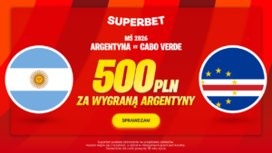 Argentyna - Republika Zielonego Przylądka 500 zł w Superbet (04.07)