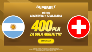Argentyna - Szwacjaria 400 zł w Superbet (12.07)