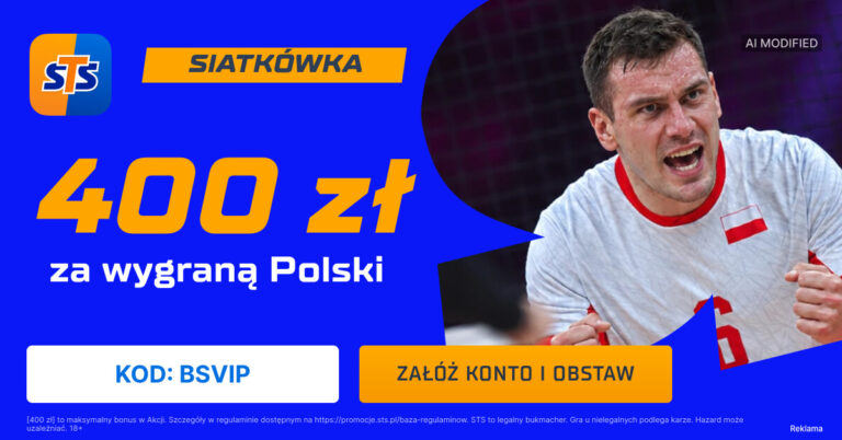 STS: Słowenia – Polska: 400 zł za wygraną Biało-Czerwonych (25.09.26)