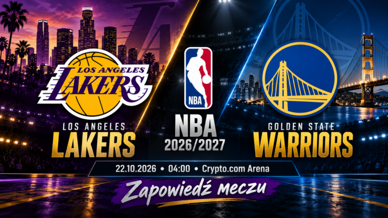 Los Angeles Lakers – Golden State Warriors: typy, kursy i analiza (22.10.2026)